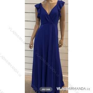 Women's long elegant party dress with straps (S/M ONE SIZE) ITALIAN FASHION FMPRP23JRE1388