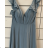 Women's long elegant party dress with straps (S/M ONE SIZE) ITALIAN FASHION FMPRP23JRE1388