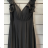 Women's long elegant party dress with straps (S/M ONE SIZE) ITALIAN FASHION FMPRP23JRE1388