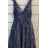 Women's long elegant dress with straps (S/M ONE SIZE) ITALIAN FASHION FMPRP23DF9137