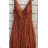 Women's long elegant dress with straps (S/M ONE SIZE) ITALIAN FASHION FMPRP23DF9137