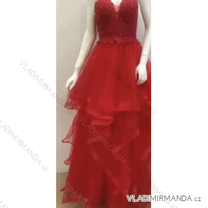 Women's long elegant party dress with straps (S/M ONE SIZE) ITALIAN FASHION FMPRP23DF8958