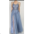 Women's long elegant party dress with straps (S/M ONE SIZE) ITALIAN FASHION FMPRP23DF8976