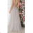 Women's long elegant party dress with straps (S/M ONE SIZE) ITALIAN FASHION FMPRP23DF8976