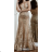 Women's long elegant dress with straps (S/M ONE SIZE) ITALIAN FASHION FMPRP23DF9116-1