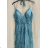 Women's long elegant dress with straps (S/M ONE SIZE) ITALIAN FASHION FMPRP23DF9116-1