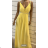 Women's long elegant party dress with straps (S/M ONE SIZE) ITALIAN FASHION FMPRP23M-8473