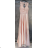 Women's long elegant party dress with straps (S/M ONE SIZE) ITALIAN FASHION FMPRP23R1349