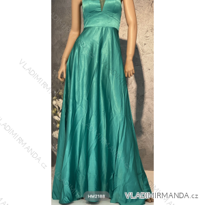 Women's long elegant party dress with straps (S/M ONE SIZE) ITALIAN FASHION FMPRP23HM2188