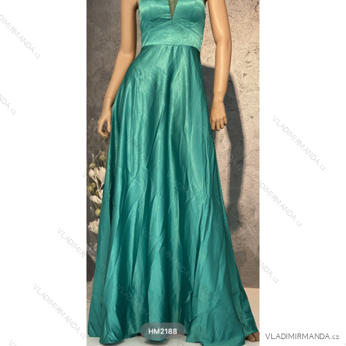 Women's long elegant party dress with straps (S/M ONE SIZE) ITALIAN FASHION FMPRP23HM2188