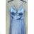 Women's long elegant party dress with straps (S/M ONE SIZE) ITALIAN FASHION FMPRP23HM2188