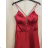 Women's long elegant party dress with straps (S/M ONE SIZE) ITALIAN FASHION FMPRP23HM2188