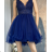 Women's elegant evening dress with straps (S/M ONE SIZE) ITALIAN FASHION FMPRP23DF8821