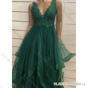 Women's long elegant party dress with straps (S/M ONE SIZE) ITALIAN FASHION FMPRP23DF8861