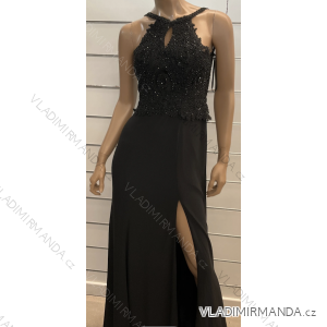 Women's long elegant dress with straps (S/M ONE SIZE) ITALIAN FASHION FMPRP23DF8906