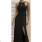 Women's long elegant dress with straps (S/M ONE SIZE) ITALIAN FASHION FMPRP23DF8906