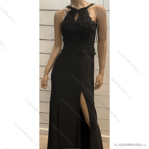 Women's long elegant dress with straps (S/M ONE SIZE) ITALIAN FASHION FMPRP23DF8906