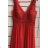 Women's long elegant party dress with straps (S/M ONE SIZE) ITALIAN FASHION FMPRP23DF8879