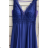 Women's long elegant party dress with straps (S/M ONE SIZE) ITALIAN FASHION FMPRP23DF8879