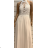 Women's long elegant dress with straps (S/M ONE SIZE) ITALIAN FASHION FMPRP23DF8629