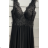 Women's long elegant dress with straps (S/M ONE SIZE) ITALIAN FASHION FMPRP23DF8657