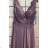 Women's long elegant dress with straps (S/M ONE SIZE) ITALIAN FASHION FMPRP23DF8657