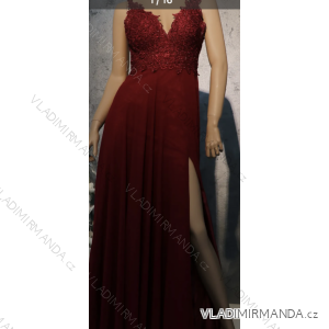 Women's long elegant party dress with straps (S/M ONE SIZE) ITALIAN FASHION FMPRP23DF8742