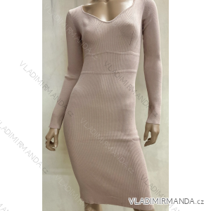 Women's Long Long Sleeve Dress (S/M ONE SIZE) ITALIAN FASHION FMPRP236171