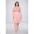 Women's Plus Size (42-48) Elegant Strapless Party Dress FRENCH FASHION FMPEL23MATHIEQS