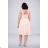 Women's Plus Size (42-48) Elegant Strapless Party Dress FRENCH FASHION FMPEL23MATHIEQS