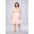 Women's Plus Size (42-48) Elegant Strapless Party Dress FRENCH FASHION FMPEL23MATHIEQS