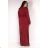 Dress Long Elegant Party Long Sleeve Women's Plus Size (42-48) FRENCH FASHION FMPEL23HELENEQS