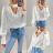 Women's Long Sleeve Blouse (S/M ONE SIZE) ITALIAN FASHION IMPBB23B10872