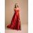 Women's Elegant Strapless Party Dress (SL) FRENCH FASHION FMPEL23MATHIE