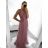 Women's Sleeveless Lace Party Long Dress (S/M ONE SIZE) ITALIAN FASHION IMM2318805/DU