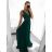 Women's Sleeveless Lace Party Long Dress (S/M ONE SIZE) ITALIAN FASHION IMM2318805/DU