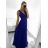 Women's Sleeveless Lace Party Long Dress (S/M ONE SIZE) ITALIAN FASHION IMM2318805/DU