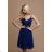 Women's Elegant Strapless Party Dress (SL) FRENCH FASHION FMPEL23MATHIE