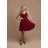 Women's Elegant Strapless Party Dress (SL) FRENCH FASHION FMPEL23MATHIE