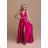 Women's Sleeveless Elegant Party Long Dress (SL) FRENCH FASHION FMPEL24LUCILE