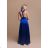 Women's Sleeveless Elegant Party Long Dress (SL) FRENCH FASHION FMPEL24LUCILE