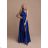 Women's Sleeveless Elegant Party Long Dress (SL) FRENCH FASHION FMPEL24LUCILE