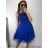 Women's strapless tulle party dress (S/M ONE SIZE) ITALIAN FASHION IM9238543