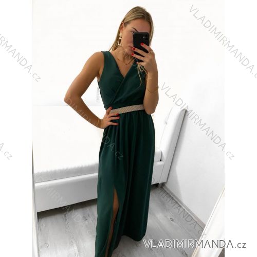 Women's Long Elegant Strapless Prom Dress (S/M ONE SIZE) ITALIAN FASHION IM322500