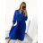 Elegant Long Sleeve Dress Women (S / M.ONE SIZE) ITALIAN FASHION IMM211302
