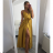Long summer satin dress with straps women with belt (UNI S / M) ITALIAN FASHION IMM22INFINITE -   green pea -   S / M