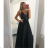 Long summer satin dress with straps women with belt (UNI S / M) ITALIAN FASHION IMM22INFINITE -   green pea -   S / M