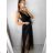 Long Sleeve Gown Dress (uni SL) ITALIAN Fashion IMM20BR8855 S/M black