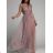 Long Sleeve Gown Dress (uni SL) ITALIAN Fashion IMM20BR8855 S/M pink