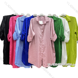 Shirt extended 3/4 long sleeve women's (L/XL/2XL ONE SIZE) ITALIAN FASHION IM423025